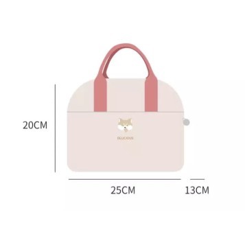 Tas Bekal Makan Macaroon / Lunch Bag Tahan Panas Dan Dingin